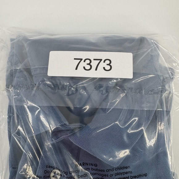 Polo Ralph Lauren Men's Blue Short Sleeve Polo Shirt XXL Orange Pony Logo - Picture 8 of 8